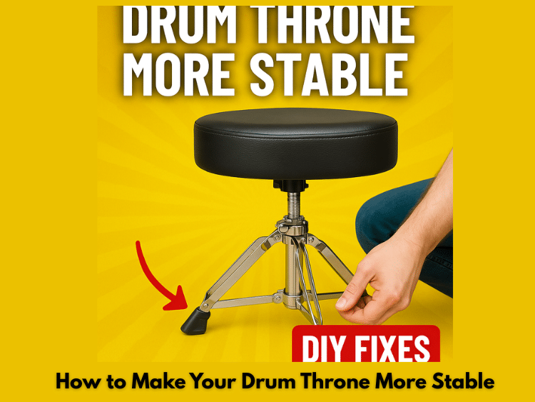 How to Make Your Drum Throne More Stable (DIY Fixes)